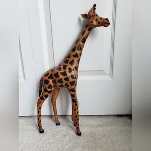 Handcrafted Leather Giraffe